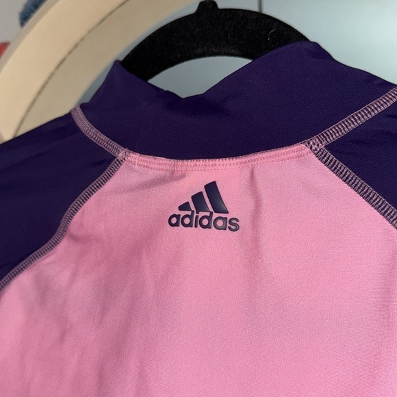 *NWT Adidas Kids Rashguard Swim Top - Picture 4 of 5